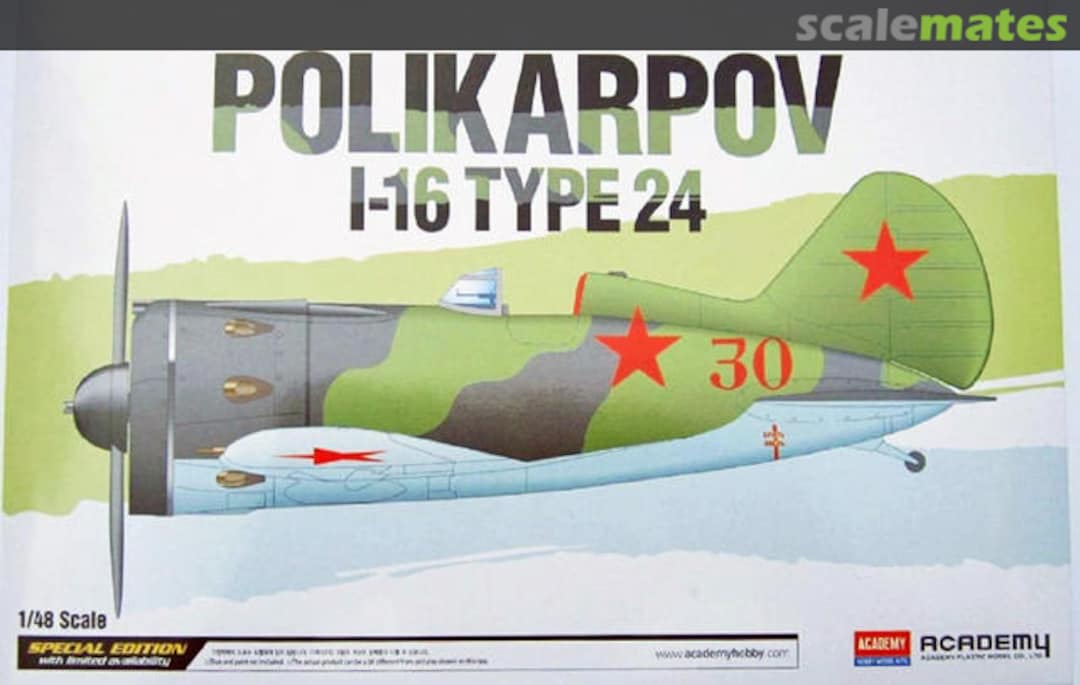 Boxart Polikarpov I-16 Type 24 12314 Academy Boxart Polikarpov I-16 Type 24 12314 Academy