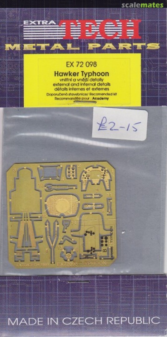 Boxart Hawker Typhoon EX 72098 Extratech Boxart Hawker Typhoon EX 72098 Extratech