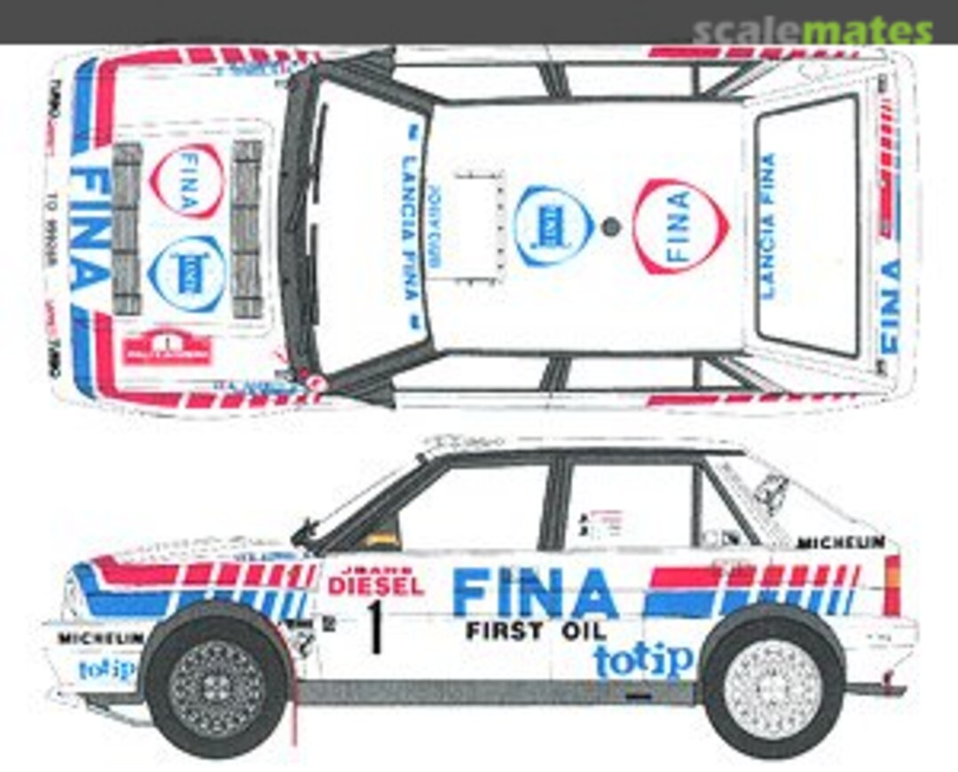 Boxart Fina Delta 16v 1991 Sanremo Decal Set SHK-D324 Shunko Models Boxart Fina Delta 16v 1991 Sanremo Decal Set SHK-D324 Shunko Models