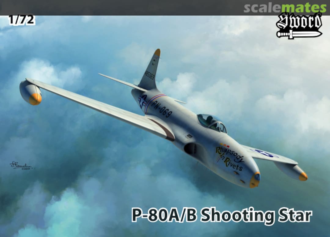 Boxart P-80A/B Shooting Star SW72106 Sword Boxart P-80A/B Shooting Star SW72106 Sword