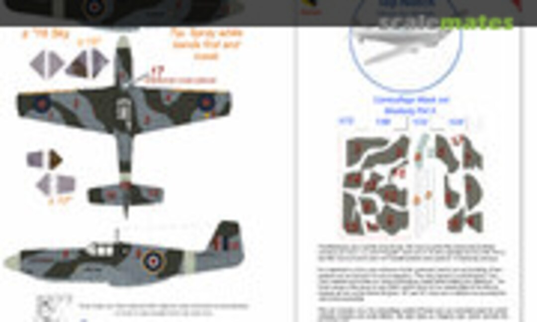 1:24 Mustang Pattern A Camo (TopNotch TMN24-M80) TMN24-M80