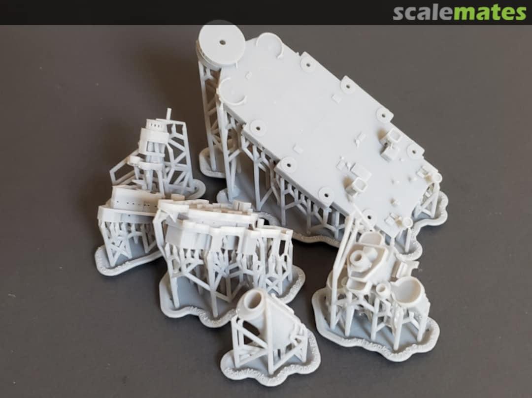 Boxart USS Pennsylvania BB-38 Superstructure Set, 1945 700-BB38 1945 Model Monkey Boxart USS Pennsylvania BB-38 Superstructure Set, 1945 700-BB38 1945 Model Monkey