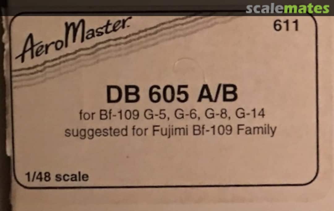 Boxart DB 605A/B Engine 611* AeroMaster Boxart DB 605A/B Engine 611* AeroMaster