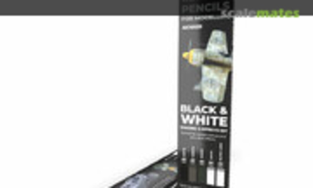 No Weathering Pencils: BLACK & WHITE Shading & Effects Set (AK Interactive AK 10039) AK 10039
