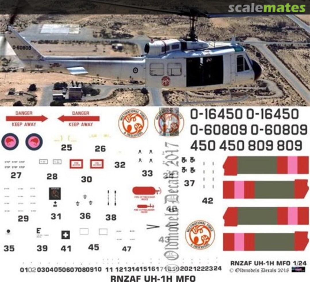 Boxart RNZAF UH-1H MFO OMD0383C Oldmodels Decals Boxart RNZAF UH-1H MFO OMD0383C Oldmodels Decals