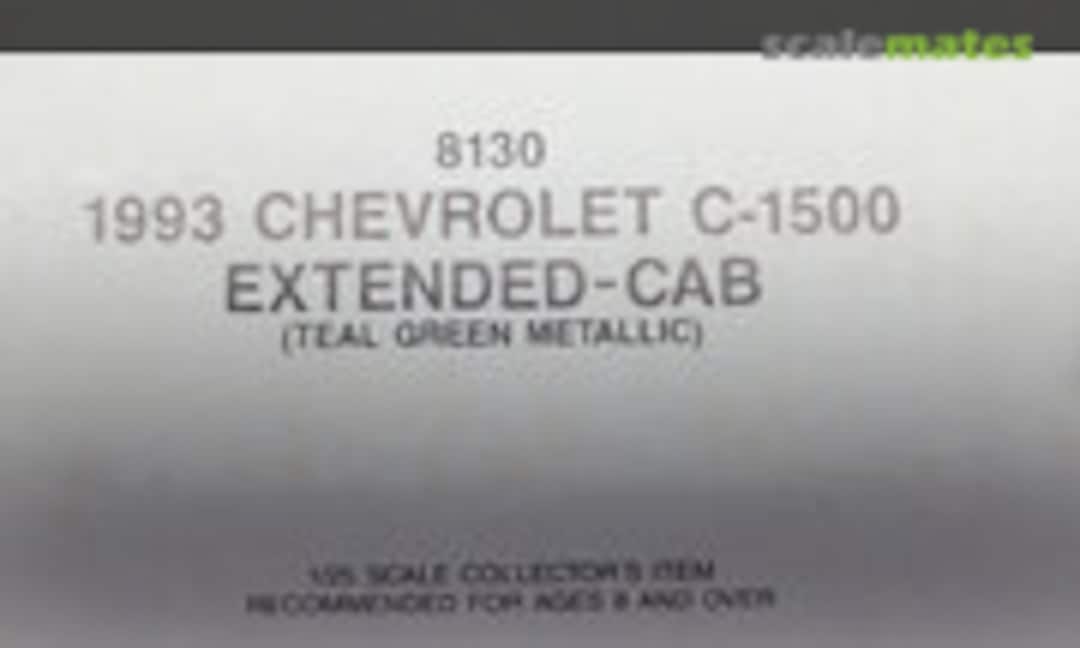 1:25 1993 Chevrolet C-1500 Extended Cab (AMT/ERTL 8130)