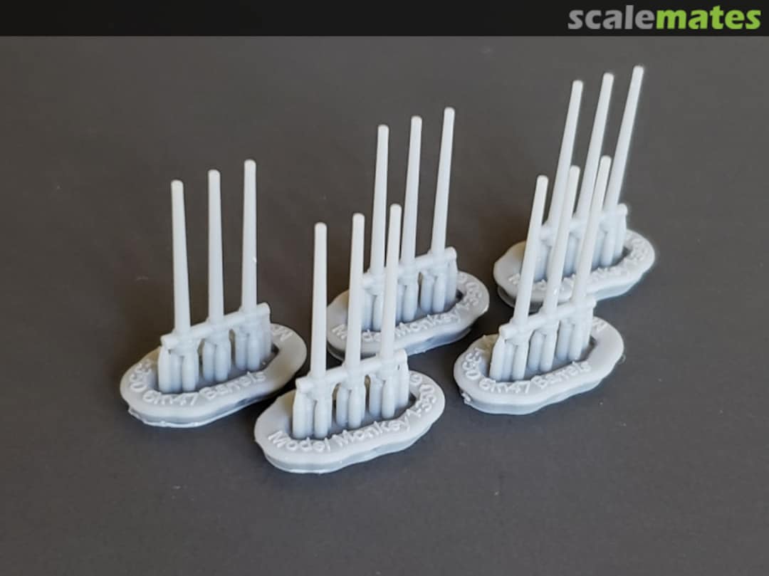 Boxart Barrels for Brooklyn and St. Louis class Light Cruiser 6"/47 Turrets 350-CL40 barrels-5 Model Monkey Boxart Barrels for Brooklyn and St. Louis class Light Cruiser 6"/47 Turrets 350-CL40 barrels-5 Model Monkey