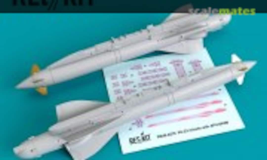 1:48 Kh-23 missile with APU-68 (2 pcs) (ResKit RS48-0279) RS48-0279