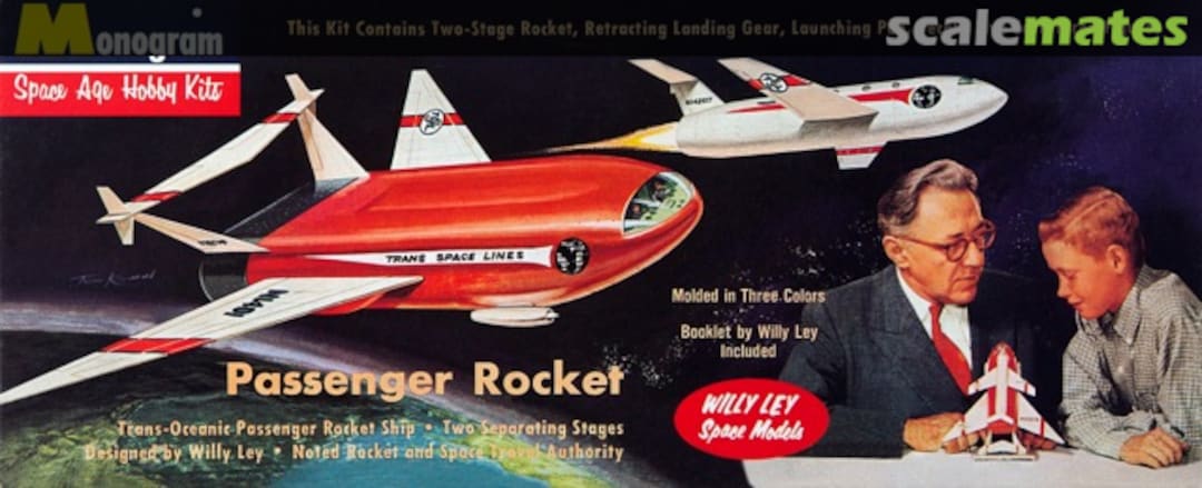 Boxart Passenger Rocket PS47 Monogram Boxart Passenger Rocket PS47 Monogram
