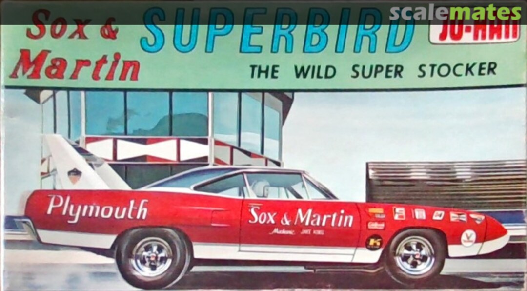 Boxart 1970 Plymouth Superbird Sox & Martin C-102:200 Jo-Han Boxart 1970 Plymouth Superbird Sox & Martin C-102:200 Jo-Han