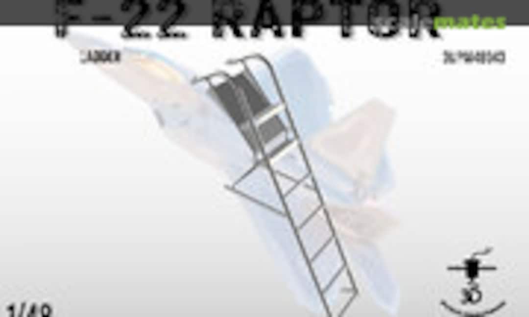 1:48 F-22 Raptor Boarding Ladder (3D Print Mayhem 3DPM48043) 3DPM48043