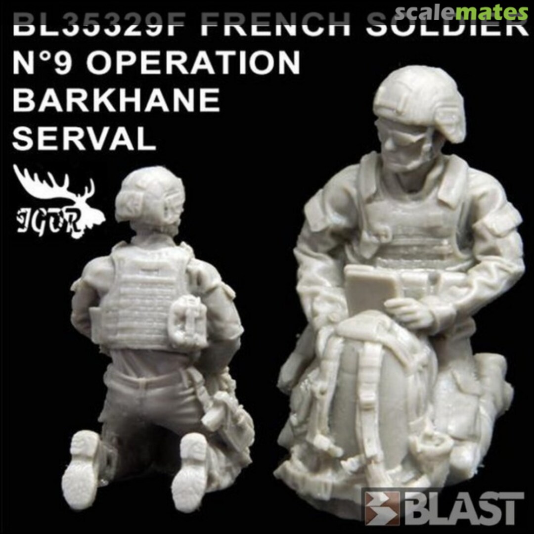 Boxart FRENCH SOLDIER N°9 OPERATION BARKHANE / SERVAL BL35329K Blast Models Boxart FRENCH SOLDIER N°9 OPERATION BARKHANE / SERVAL BL35329K Blast Models