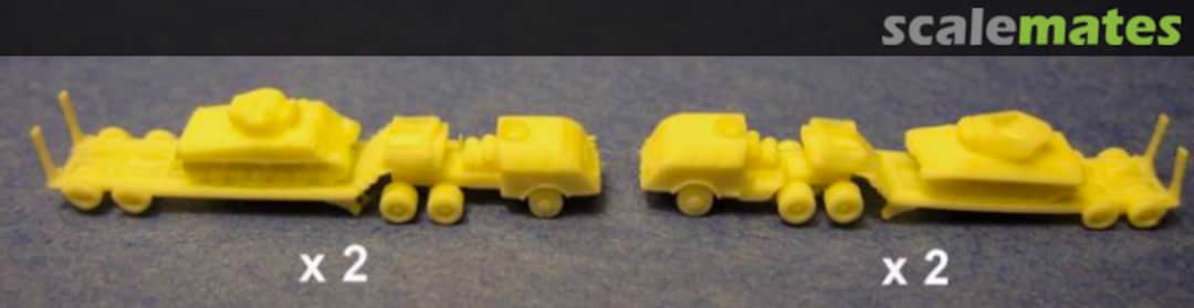 Boxart M26 Dragon tank transporter and tanks AC70082 L'Arsenal Boxart M26 Dragon tank transporter and tanks AC70082 L'Arsenal