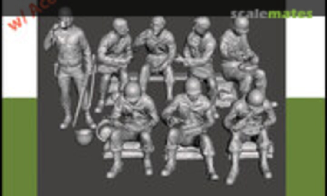 1:72 WWII US Soldiers at Lunch (Mironious Models MM72048) MM72048