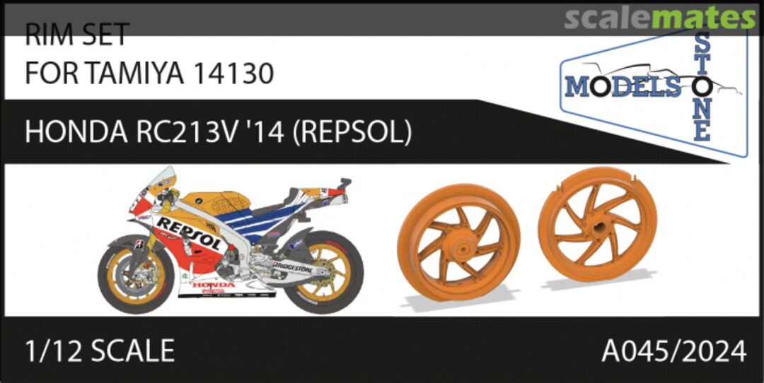 Boxart Honda RC213V Rim Set A045/2024 Stone Models Boxart Honda RC213V Rim Set A045/2024 Stone Models
