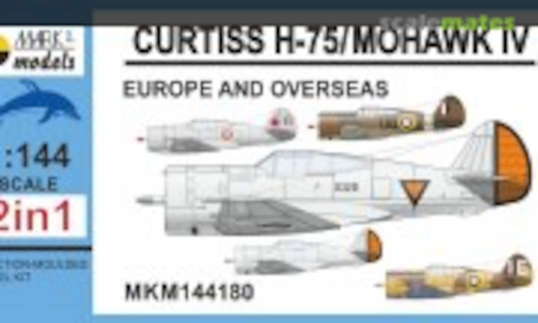1:144 Curtiss H-75 Mohawk IV Europe and Overseas (Mark I Models 144180) 144180