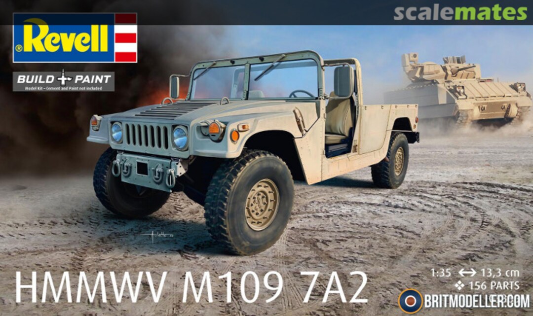 Boxart HMMWV M1097A2 03366 Revell Boxart HMMWV M1097A2 03366 Revell