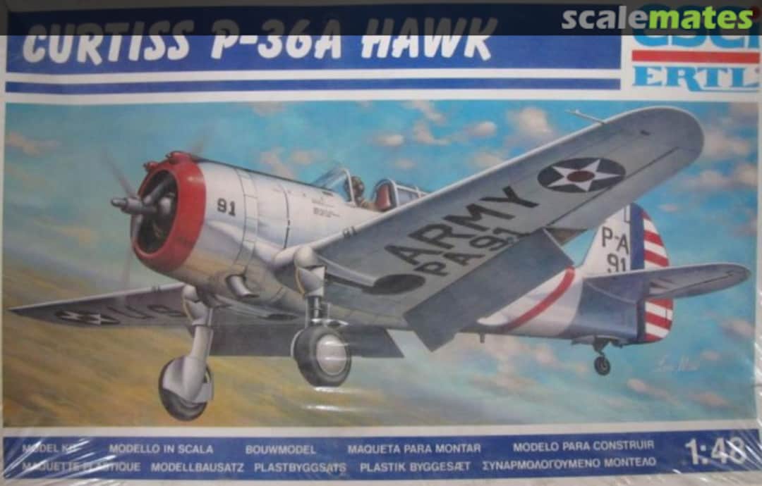 Boxart Curtiss P-36A Hawk 4101 ESCI/ERTL Boxart Curtiss P-36A Hawk 4101 ESCI/ERTL