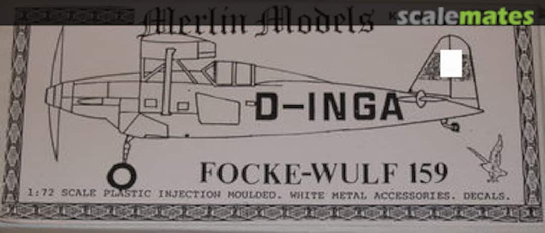 Boxart Focke-Wulf 159 88 Merlin Models Boxart Focke-Wulf 159 88 Merlin Models