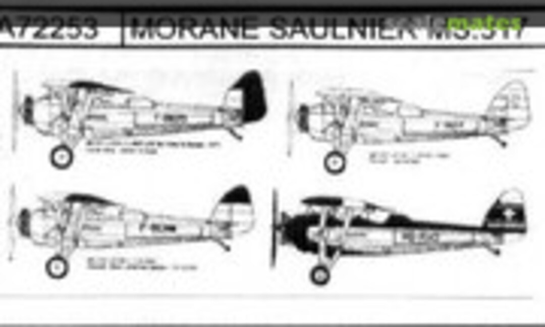 1:72 Morane-Saulnier MS.317 (Dujin DA72253) DA72253