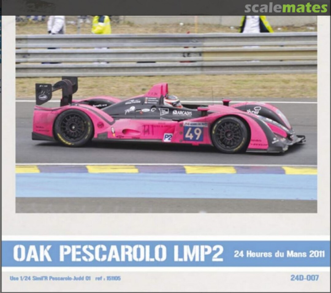 Boxart Decals for OAK PESCAROLO LMP2 24H Du Mans 2011 24D-007 Pit Wall Boxart Decals for OAK PESCAROLO LMP2 24H Du Mans 2011 24D-007 Pit Wall