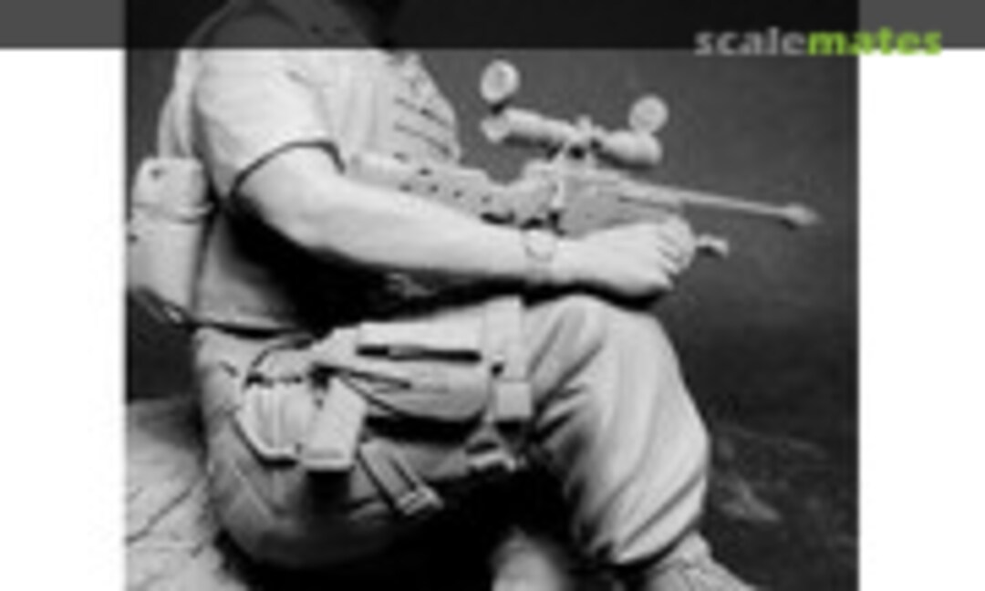 120mm MODERN BRITISH SNIPER (Mitches Military Models 120/BSA) 120/BSA