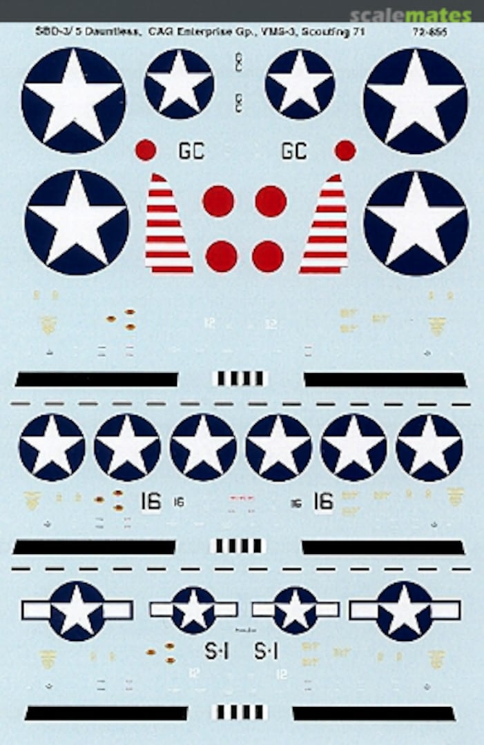 Boxart Douglas SDB-3/5 Dauntless 72-855 SuperScale International Boxart Douglas SDB-3/5 Dauntless 72-855 SuperScale International