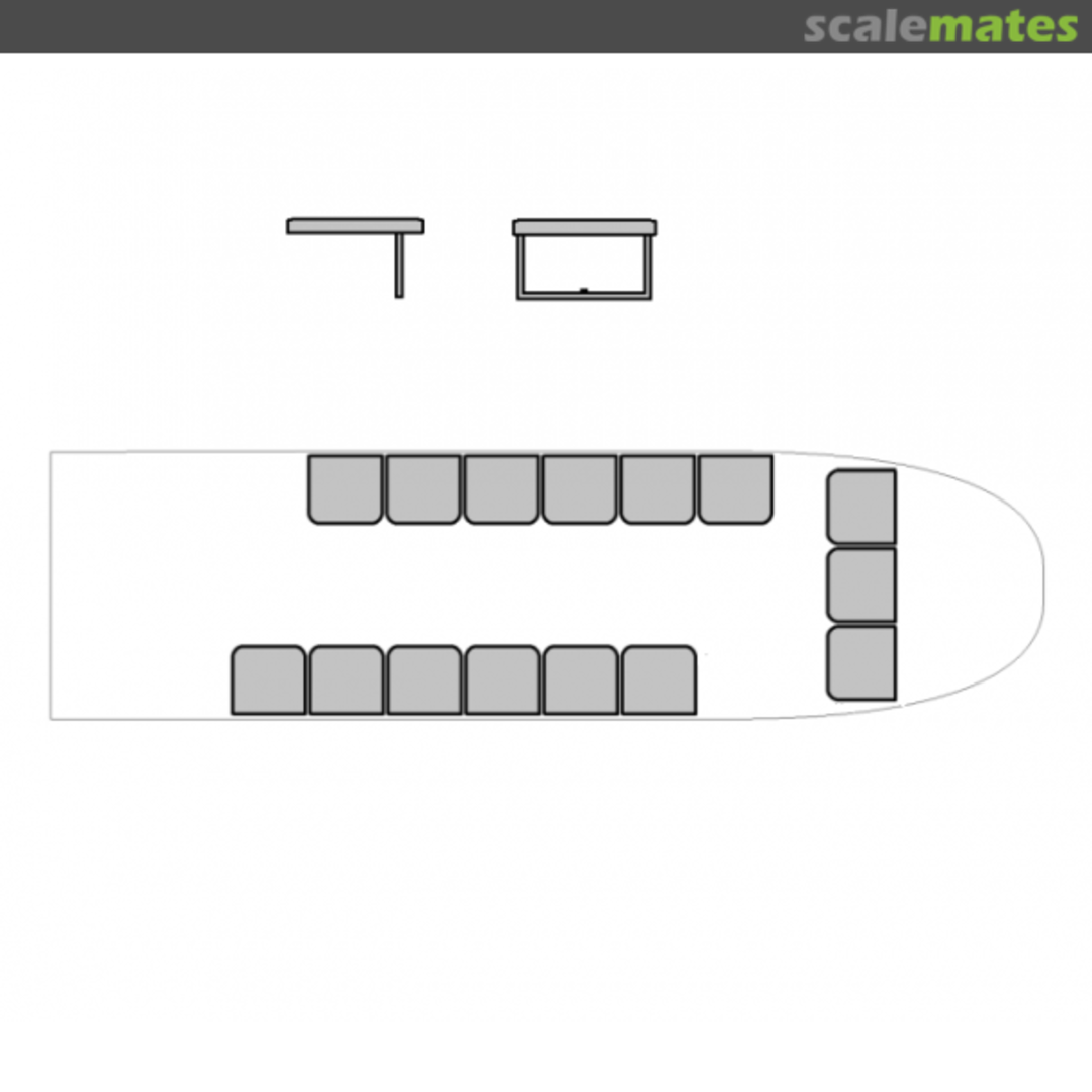 Boxart Ka-32 Helix-C - Passenger Seats TC72058 HELI Resin Kits Boxart Ka-32 Helix-C - Passenger Seats TC72058 HELI Resin Kits