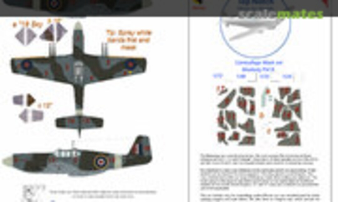 1:24 Mustang Pattern B Camo (TopNotch TMN24-M81) TMN24-M81