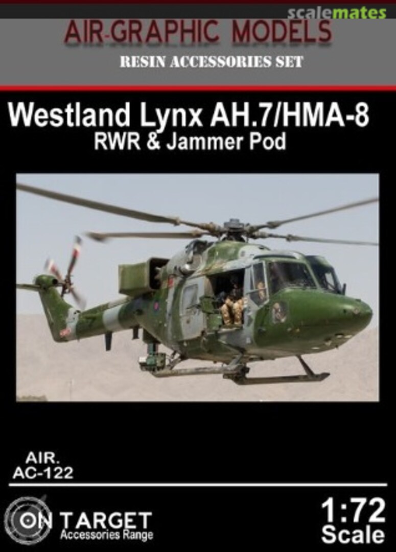 Boxart Westland Lynx AH-7/HMA-8 RWR & Jammer Pod AIR.AC-122 Air-Graphics Models