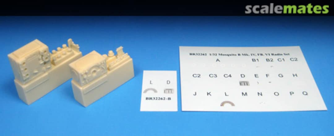 Boxart Mosquito WWII Radio Upgrade Set BR32262 Barracuda Studios Boxart Mosquito WWII Radio Upgrade Set BR32262 Barracuda Studios