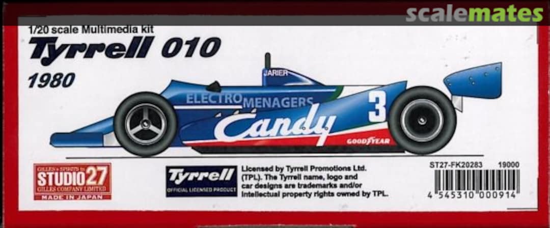 Boxart Tyrrell 010 ST27-FK20283 Studio27