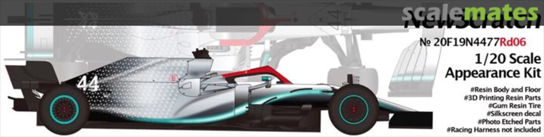 Boxart Mercedes F1 W10 EQ Power+ 20F19N4477Rd06 NewScratch