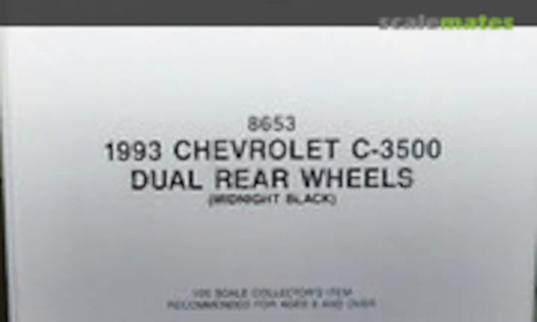 1:25 1993 Chevrolet C-3500 Dual Rear Wheels (AMT/ERTL 8653)