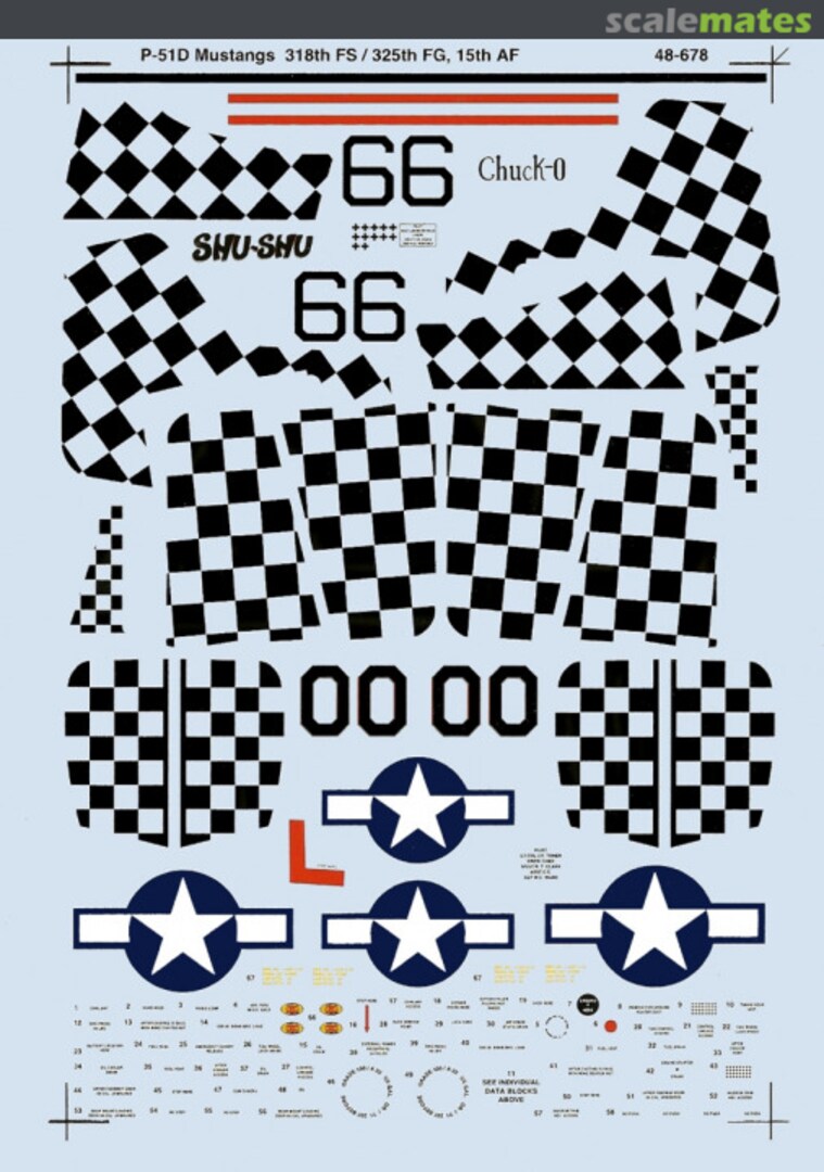 Boxart P-51D Mustang Checkertails 48-678 SuperScale International Boxart P-51D Mustang Checkertails 48-678 SuperScale International