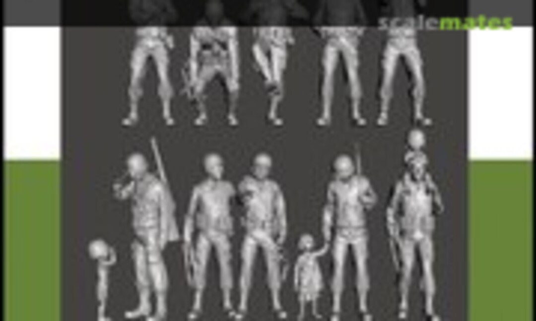 1:72 WWII US Soldiers at Rest (Mironious Models MM72040) MM72040