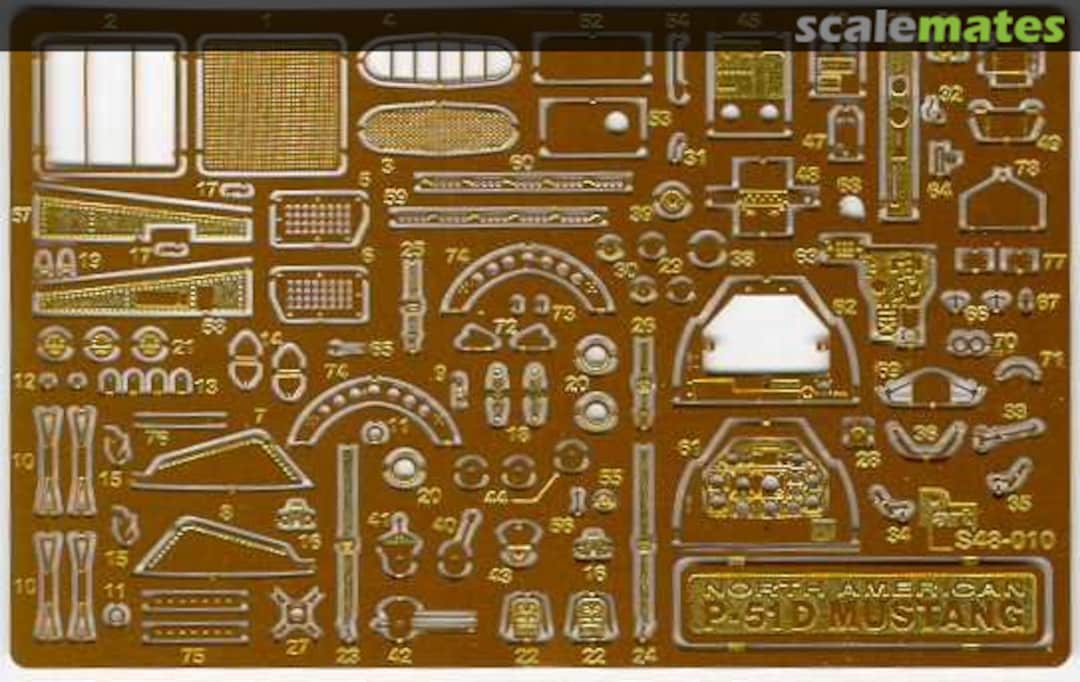 Boxart P-51D Mustang S48-010 Part Boxart P-51D Mustang S48-010 Part