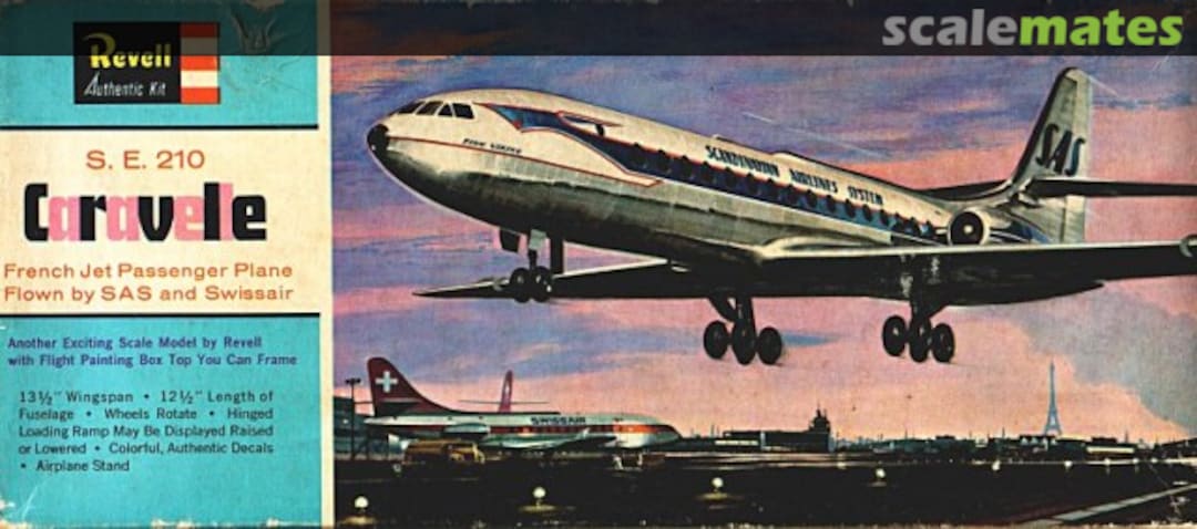 Boxart S.E. 210 Caravelle H-184 Revell Boxart S.E. 210 Caravelle H-184 Revell