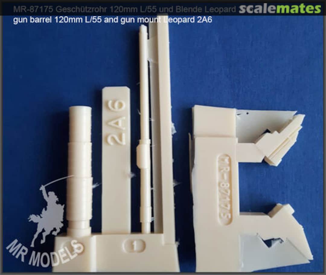 Boxart Gun Barrel 120mm L/55 And Gun Mount Leopard 2A6 MR-87175 MR Modellbau Boxart Gun Barrel 120mm L/55 And Gun Mount Leopard 2A6 MR-87175 MR Modellbau