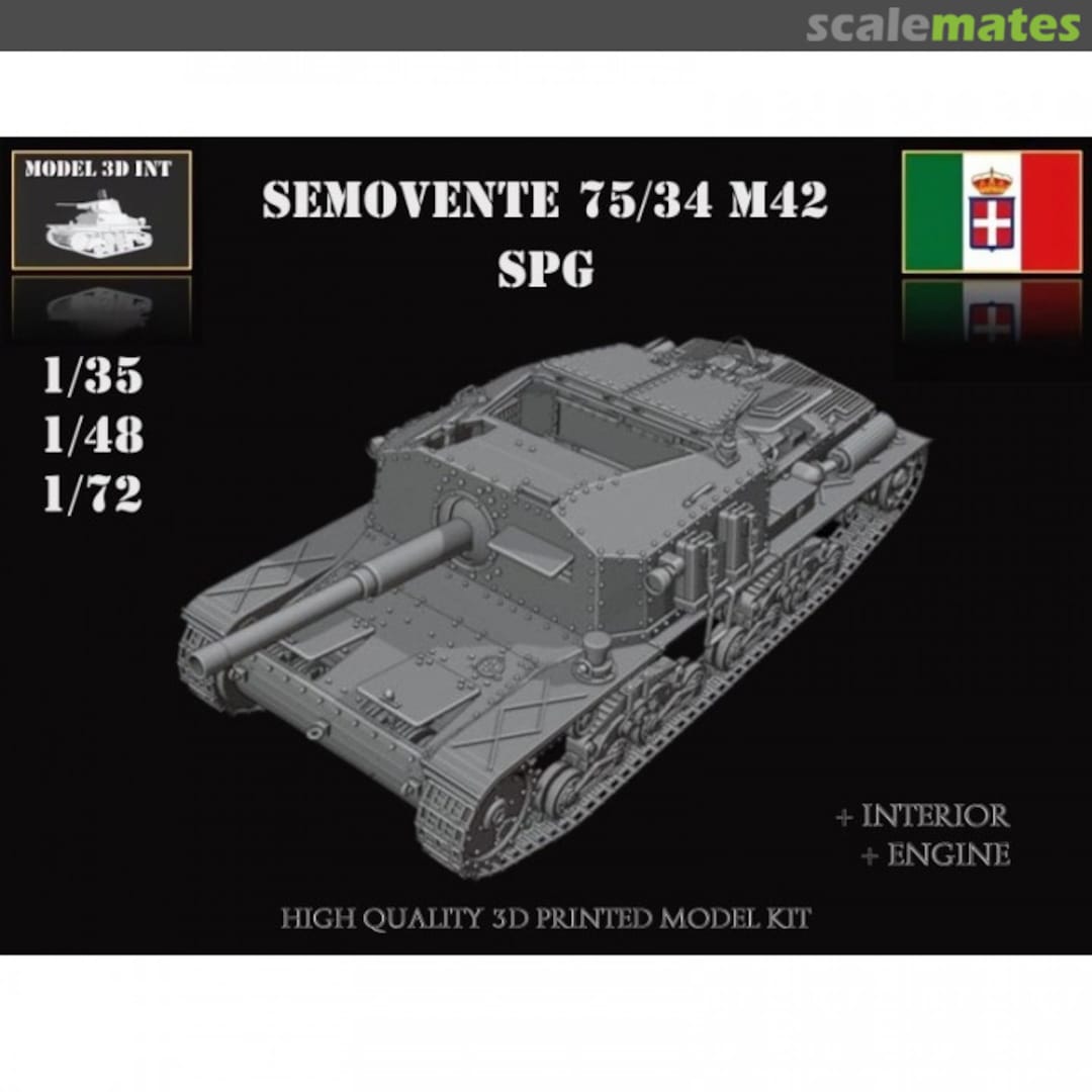 Boxart Semovente 75/34 M42 SPG IT35Re30 MODEL 3D INT Boxart Semovente 75/34 M42 SPG IT35Re30 MODEL 3D INT