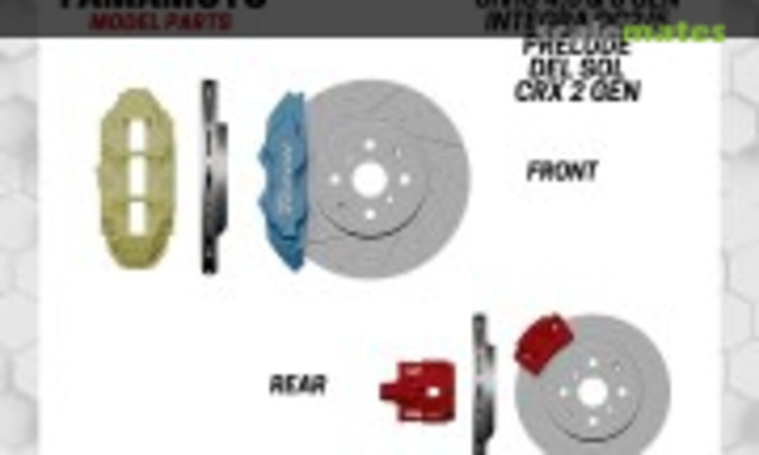 1:24 Spoon Brake Kit (Yamamoto Model Parts YMPTUN132) YMPTUN132