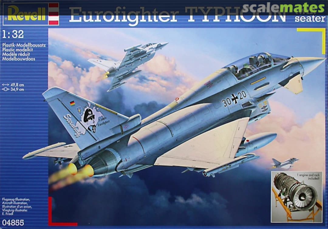 Boxart Eurofighter Typhoon twin seater 04855 Revell Boxart Eurofighter Typhoon twin seater 04855 Revell