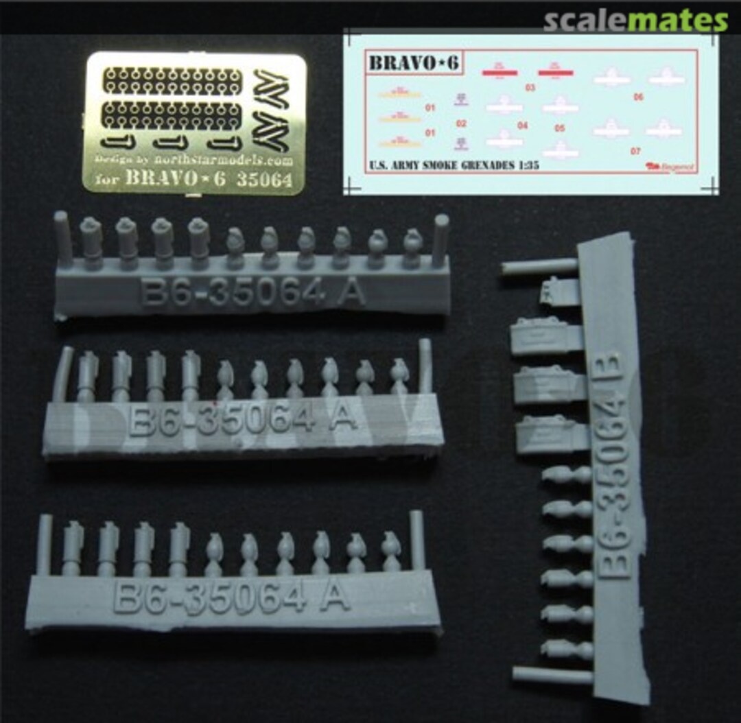 Boxart US Grenades & Claymores B6-35064 Bravo-6 Boxart US Grenades & Claymores B6-35064 Bravo-6