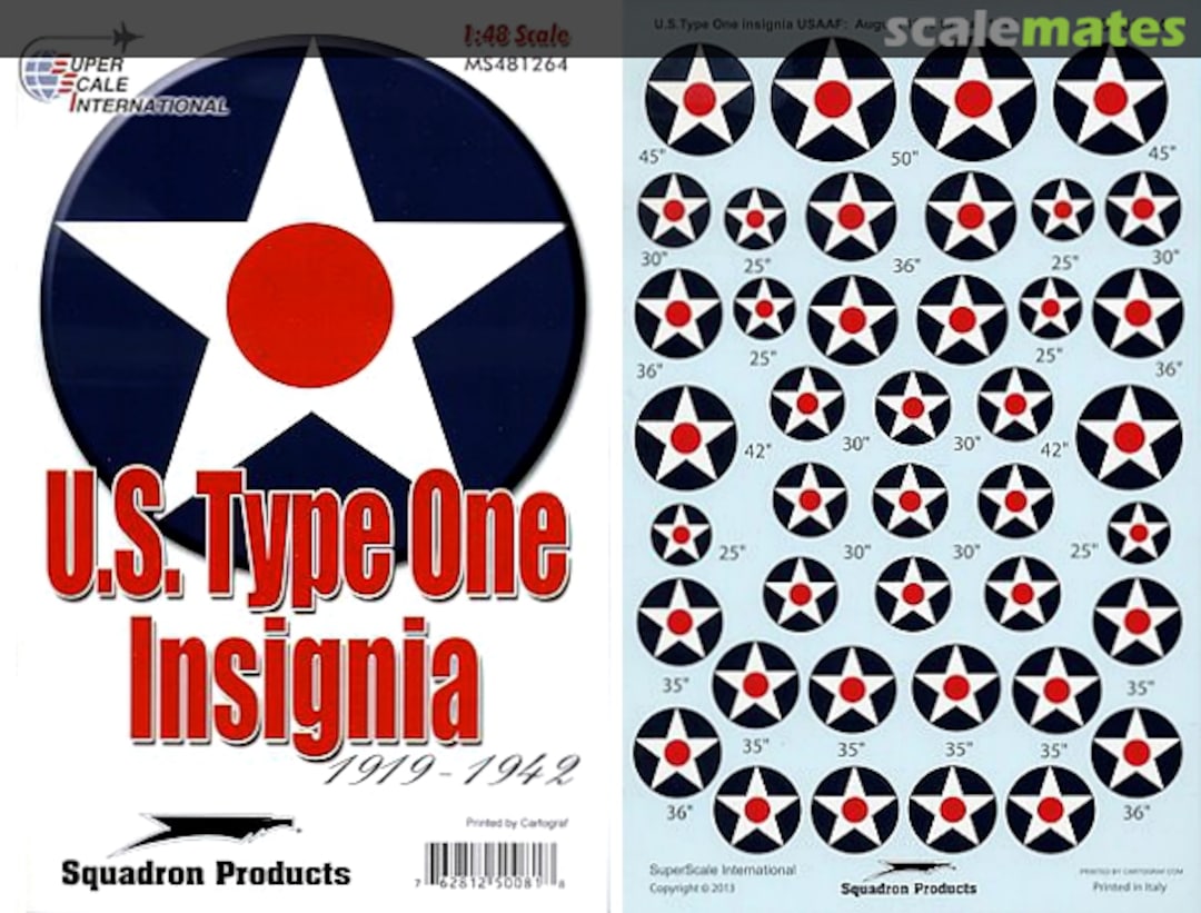 Boxart U.S. Type One Insignia MS481264 SuperScale International Boxart U.S. Type One Insignia MS481264 SuperScale International