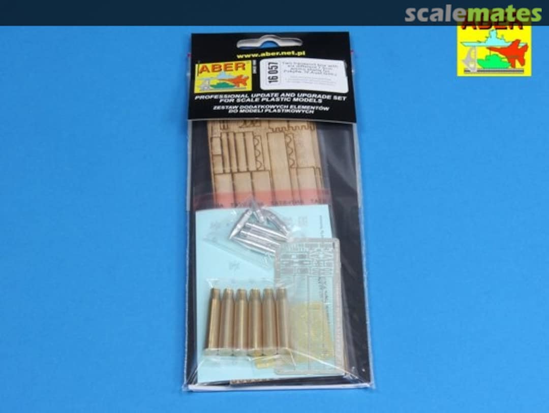 Boxart Two Transport Box with Six Different 7.5cm Ammo Shells for Pzkpfw. IV, Ausf. G/H/J 16057 Aber Boxart Two Transport Box with Six Different 7.5cm Ammo Shells for Pzkpfw. IV, Ausf. G/H/J 16057 Aber