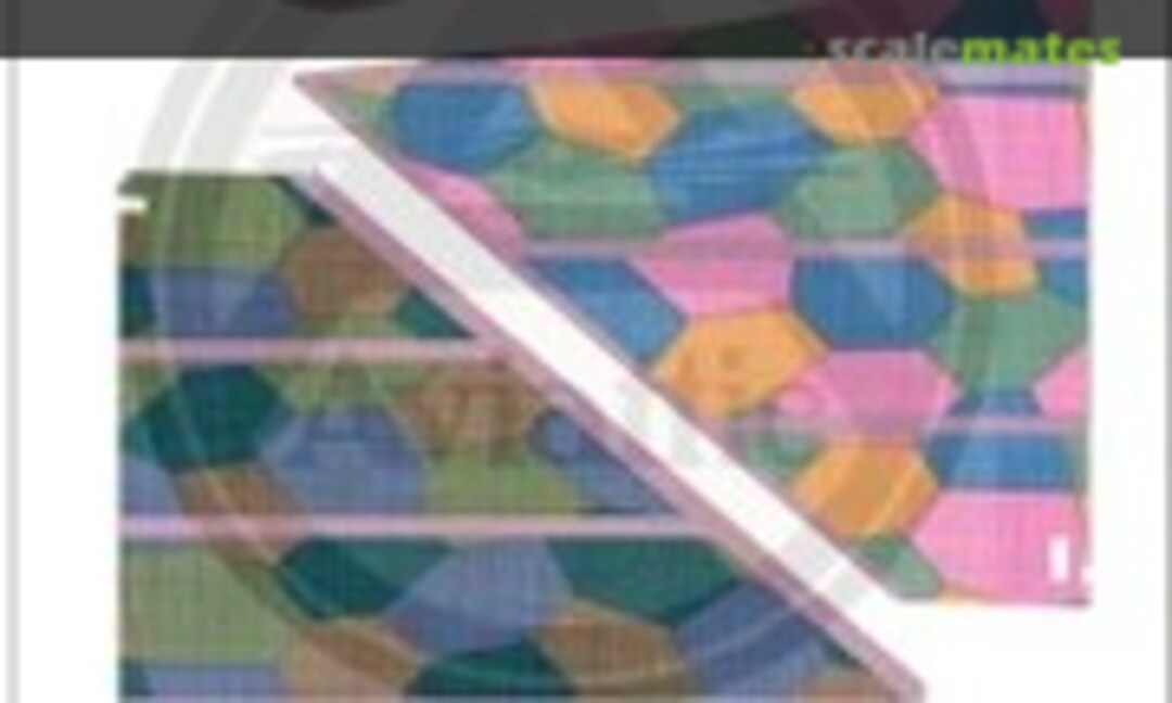 1:32 Fokker D.VII (OAW built) 4 colour 'lozenge' tail with pink rib tapes (new tail sets) (Aviattic ATT32190) ATT32190