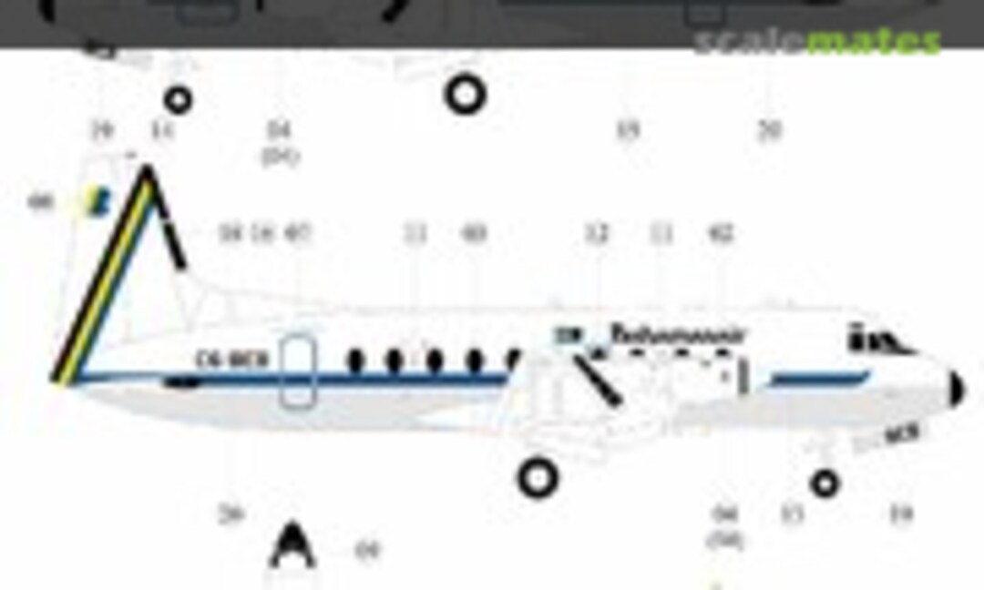 1:72 Avro HS748 Bahamasair (CCS Aviation Decals ?) ?