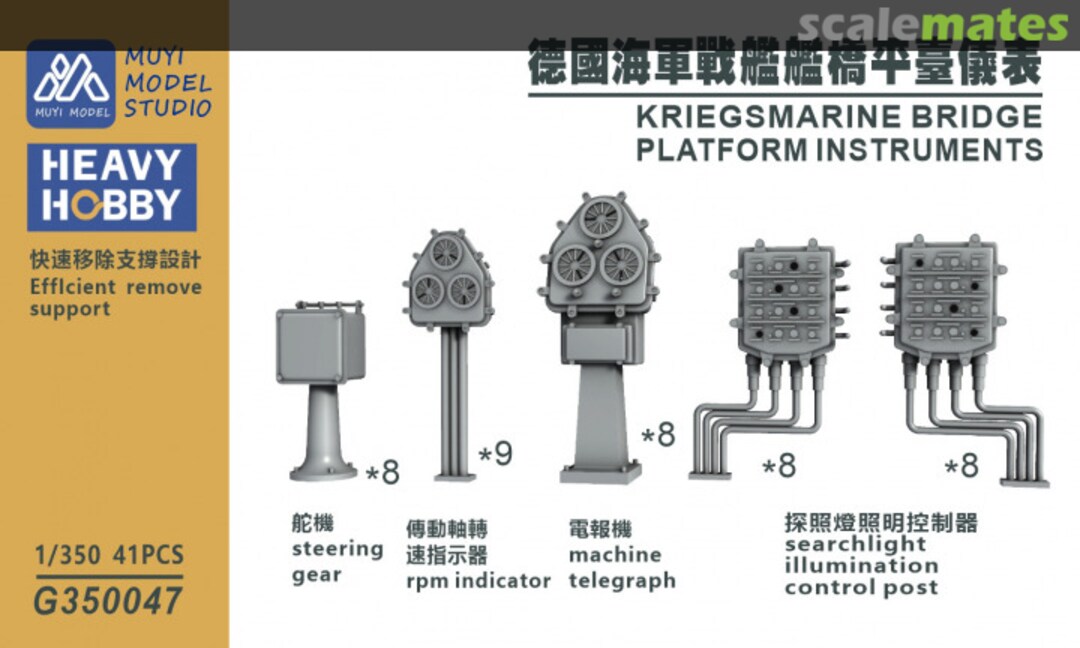 Boxart Kriegsmarine Bridge Platform Instruments G350047 Heavy Hobby Boxart Kriegsmarine Bridge Platform Instruments G350047 Heavy Hobby