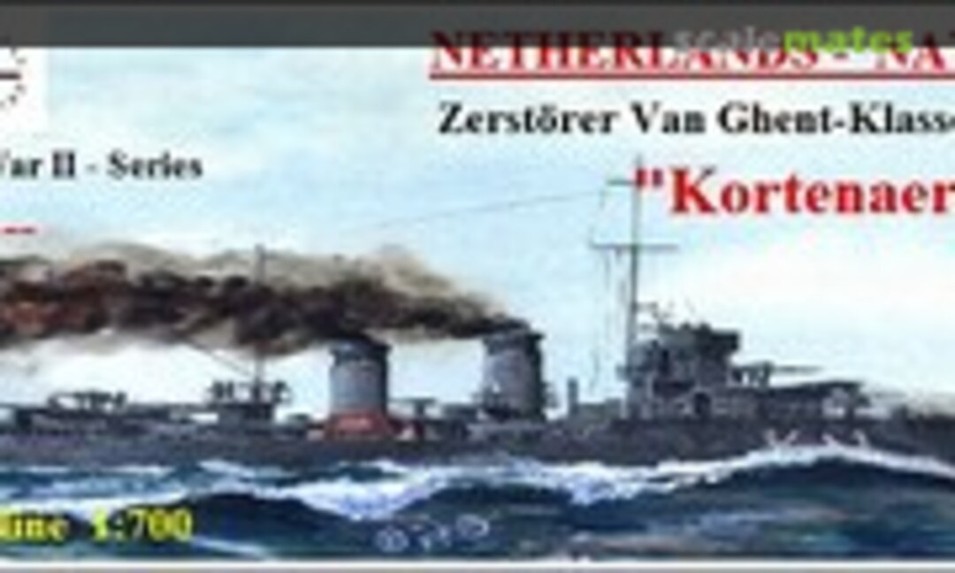 1:700 Zerstörer Van Ghent-Klasse "Kortenaer" (HP-Models WW II-WL-NL-009) WW II-WL-NL-009
