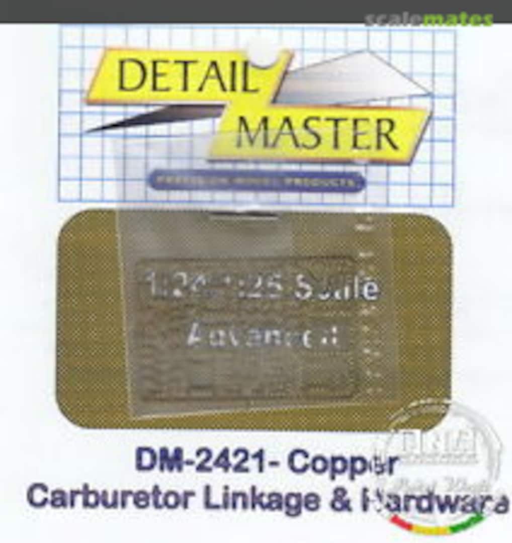 Boxart Copper Carburetor Linkage & Hardware DM-2421 Detail Master Boxart Copper Carburetor Linkage & Hardware DM-2421 Detail Master